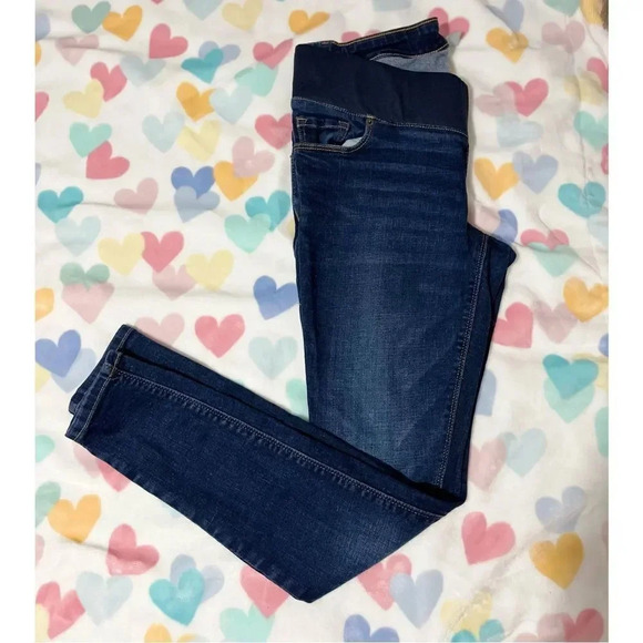 Old Navy maternity front low-panel rockstar skinny jeans Size 4 - Picture 8 of 13